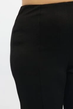 Black Split Flare Ponte Pants -You And All Fashion Store cbt4804 126ab black 6