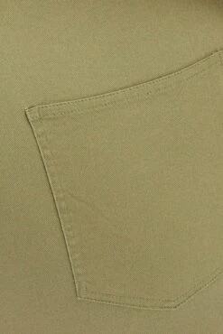 Green Wideleg Pants Seam Front Cotton -You And All Fashion Store cbtk31833 10a khaki 6