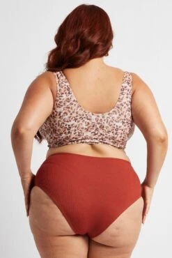 Brown Animal Print Keyhole Bikini Set -You And All Fashion Store cbwm0048 51b animal pri 5