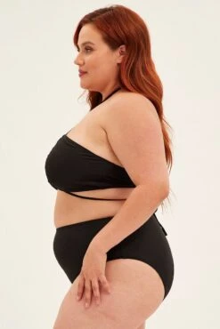 Black Crossover Wrap Front Bikini Set -You And All Fashion Store cbwn0012 84f6 black 4