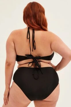 Black Crossover Wrap Front Bikini Set -You And All Fashion Store cbwn0012 84f6 black 5