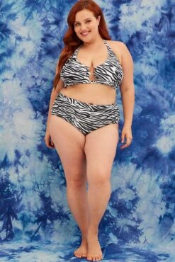 Black Animal Print Ring Decor Bikini Set -You And All Fashion Store cbwn0017 84f6 animal pri 3