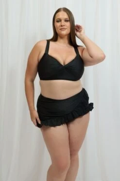 Black Frill Detail Bikini Set 8 Black Frill Detail Bikini Set -You And All Fashion Store cbwn0122 51b black 3