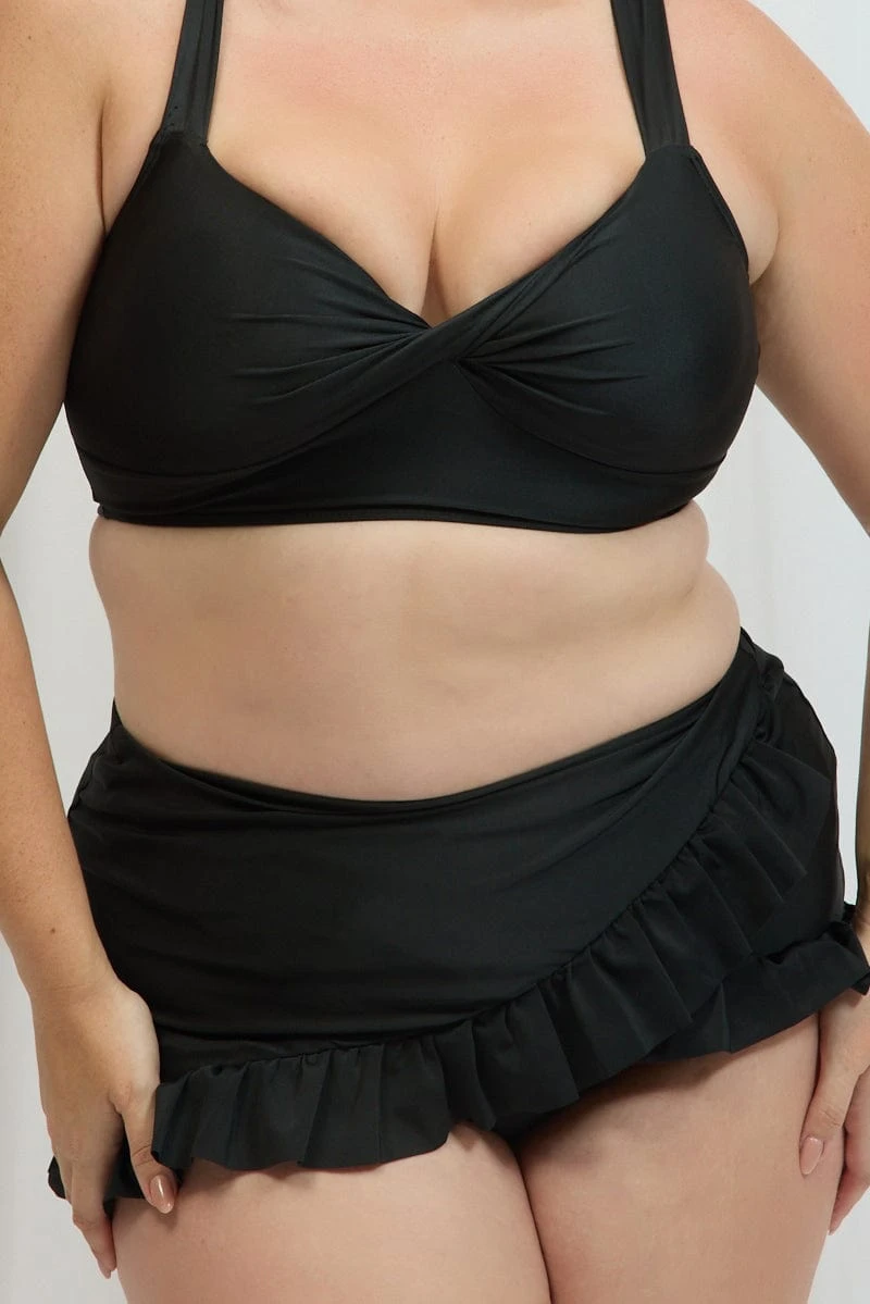 Black Frill Detail Bikini Set 6 Black Frill Detail Bikini Set - Image 6