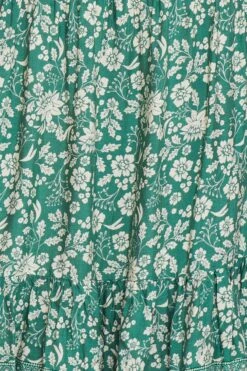 Boho Print Midi Dress V-neck Short Sleeve -You And All Fashion Store cdd0181b 33lb boho prt 6 2