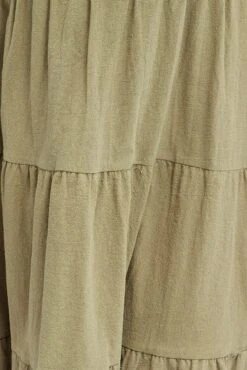 Green Mini Dress Tiered Shirred Bust Puff Sleeve -You And All Fashion Store cdd0330a 33ab sage 6