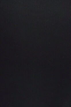 Black Midi Dress Rib Jersey Fitted Sleeveless -You And All Fashion Store cdd11460 84ab black 6