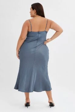 Grey Slip Dress Sleeveless Maxi -You And All Fashion Store cdd1238x 34rb charcoal 5