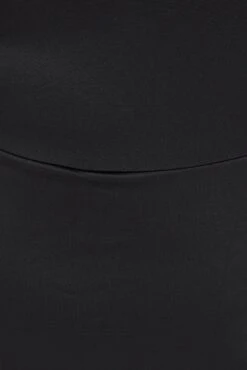 Black Tennis Dress With Inbuilt Shorts Jersey Contrast -You And All Fashion Store cdd12494 33ab black 6