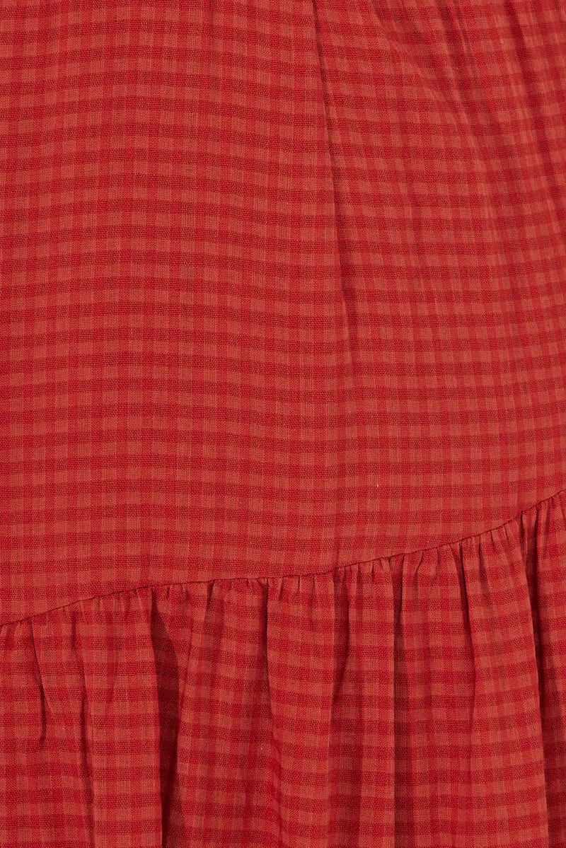 Brown Midi Dress Short Sleeve Tiered Cut Out 6 Brown Midi Dress Short Sleeve Tiered Cut Out - Image 6