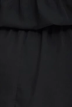 Black Mini Dress Off Shoulder Elastic Waist -You And All Fashion Store cdd12880 33ab black 6