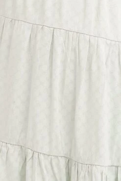 Green Short Sleeve Textured Tiered Smock Dress -You And All Fashion Store cdd1319 81rb sage 6