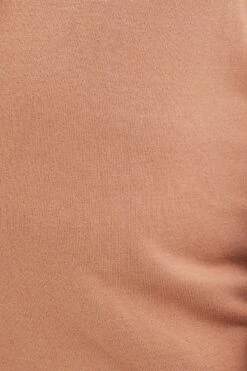 Brown Plus Long Sleeve Hoodie Knit Dress -You And All Fashion Store cdd13368 80 mocha 6