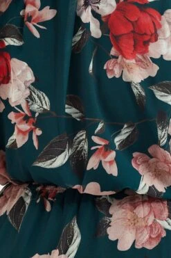 Floral Print Sleeve High Neck Long -You And All Fashion Store cdd13409 34ab floral prt 6 2