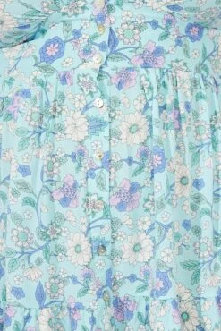 Green Boho Fit And Flare Dress Short Sleeve -You And All Fashion Store cdd1384 33rb boho 6