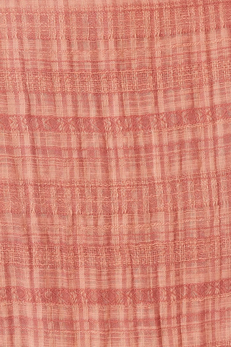 Brown Smock Dress Short Sleeve Textured 6 Brown Smock Dress Short Sleeve Textured - Image 6