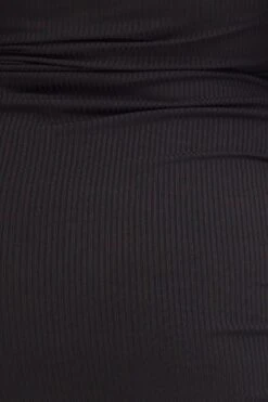 Black Bodycon Dress One Shoulder Long Sleeve Jersey -You And All Fashion Store cdd14077 36ab black 6 2