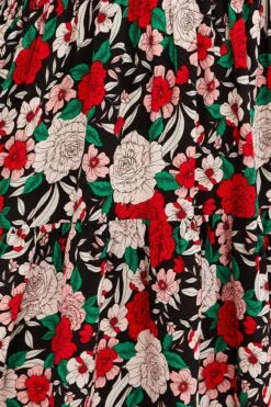 Multi Boho Midi Dress Off Shoulder Tie Back -You And All Fashion Store cdd1429p 34ab boho 6