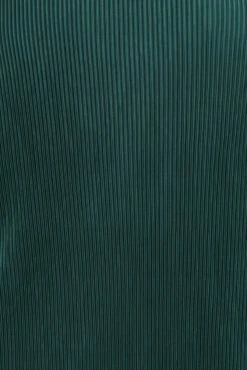 Green Midi Dress Long Sleeve Cut Out Plisse -You And All Fashion Store cdd1561 36rb forest 6