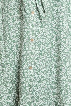 Floral Print Skater Dress V-neck Short Sleeve Tie Front -You And All Fashion Store cdd17560 81lb floral prt 6