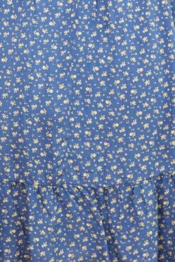 Ditsy Print Skater Dress V-neck Long Sleeve -You And All Fashion Store cdd2002 33ab ditsy prt 6