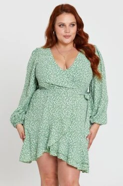 Ditsy Print Sleeve Scoop Neck Short -You And All Fashion Store cdd2234 33ab disty prt 3 2