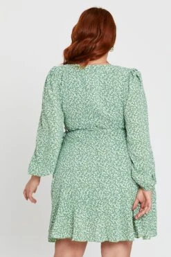 Ditsy Print Sleeve Scoop Neck Short -You And All Fashion Store cdd2234 33ab disty prt 5 2