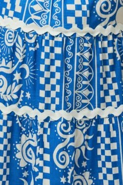 Blue Abstract Midi Dress Sleeveless Tiered Ric Rac Linen Blend 11 Blue Abstract Midi Dress Sleeveless Tiered Ric Rac Linen Blend -You And All Fashion Store cdd2389h 35r abstract 6