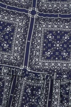 Paisley Pr Skater Dress V-neck Short Sleeve -You And All Fashion Store cdd25011c 33lb paisley pr 6