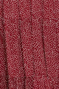 Polka Dot Skater Dress Round Neck Short Sleeve -You And All Fashion Store cdd25136a 81lb polka dot 6