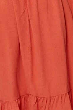 Brown Skater Dress V-neck Sleeveless Tie Front -You And All Fashion Store cdd25170 33lb rust 6 1