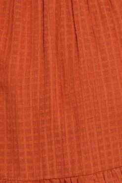 Orange Skater Dress Square Neck Sleeveless Tie -You And All Fashion Store cdd25189 35lb cognac 6