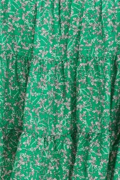 Ditsy Print Short Sleeve Square Neck Ditsy Smock Dress -You And All Fashion Store cdd25264d 33a ditsy print 6