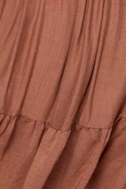 Beige Skater Dress Square Neck Sleeveless Tie -You And All Fashion Store cdd25267 33lb tan 6 1