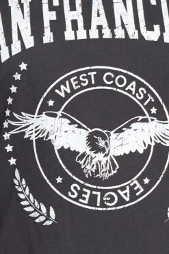 Grey Short Sleeve Graphic T-shirt Dress -You And All Fashion Store cdd25324 84lb charcoal 6 2