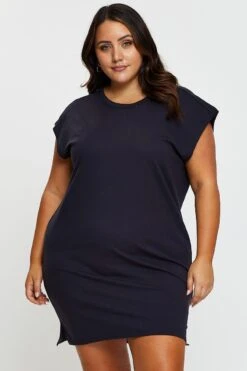 Grey Bodycon Dress Round Neck Short Sleeve Jersey -You And All Fashion Store cdd25330 84lb charcoal 3 1 1 1