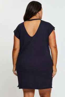 Grey Bodycon Dress Round Neck Short Sleeve Jersey -You And All Fashion Store cdd25330 84lb charcoal 5 1 1 1