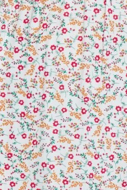 Floral Print Midi Dress Scoop Neck Sleeveless -You And All Fashion Store cdd25340 33lb floral prt 6