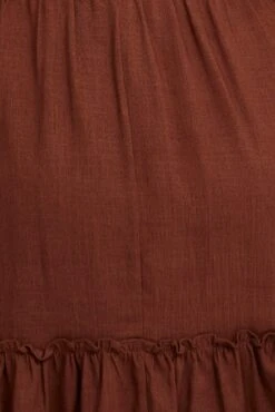 Brown Strappy Mini Dress -You And All Fashion Store cdd25346 10a brown 6