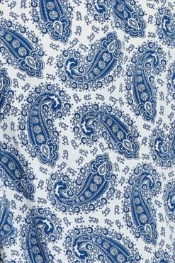 Paisley Pr Maxi Dress V-neck Short Sleeve -You And All Fashion Store cdd25357 81lb paisley pr 6