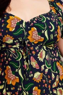 Blue Boho Puff Sleeve Maxi Dress High Low Hem -You And All Fashion Store cdd25474e 59ab boho 6