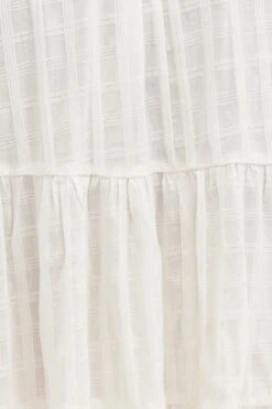 White Midi Dress Square Neck Short Sleeve -You And All Fashion Store cdd25533 35ab white 6