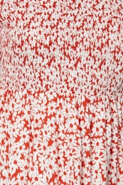 Floral Print Skater Dress Round Neck Short Sleeve -You And All Fashion Store cdd25546a 36lb floral prt 6 2