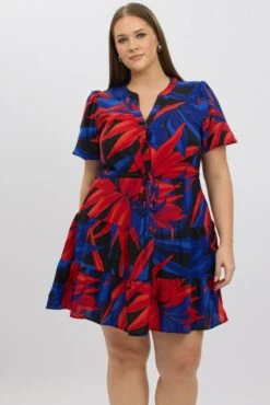 Black Floral Button Through Leaf Shirtdress -You And All Fashion Store cdd25780f 47a floral 3