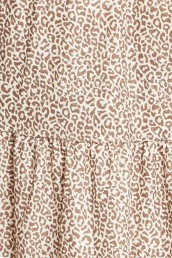 Animal Print Short Sleeve Leopard Dress -You And All Fashion Store cdd25786 42lb animal prt 6 2 1