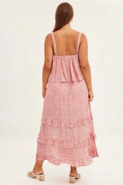 Red Ruffled Off Shoulder Maxi Dress -You And All Fashion Store cdd25889 38ab red 5