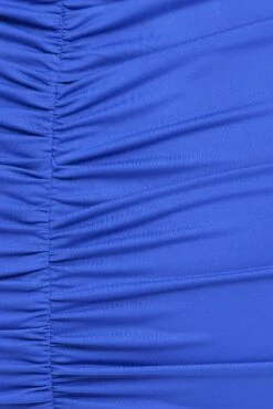 Blue Bodycon Dress Ruched Knee Length -You And All Fashion Store cdd2964 33a cobalt 6