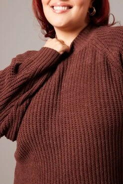 Brown Chenille Sweater Minidress -You And All Fashion Store cdd3008a 45a mocha 6