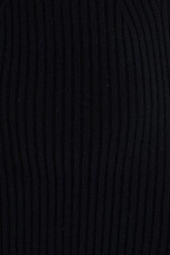 Black Knit Dress Midi Shrug -You And All Fashion Store cdd3029 45rb black 6