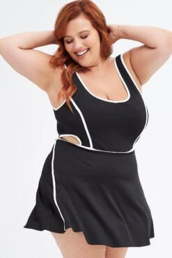 Black Tennis Dress With Shorts Inbuilt -You And All Fashion Store cdd31941 47ab black 3